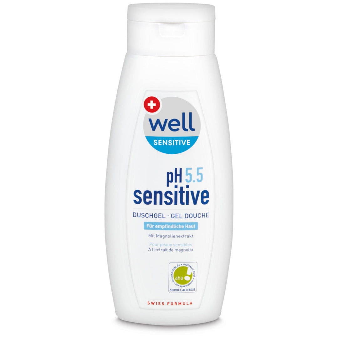 Well pH 5.5 Sensitive Shower Gel 250 ml