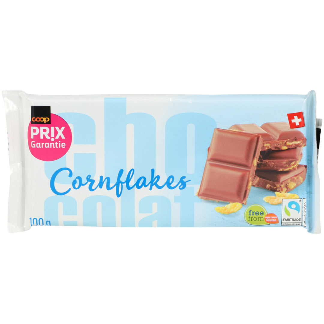 Prix Garantiefairtrade chocolat cornflakes 100 g