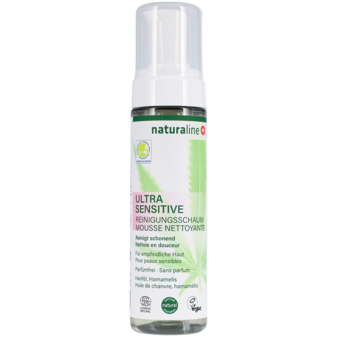 Naturaline ultra sensitive mousse nettoyante 200 ml