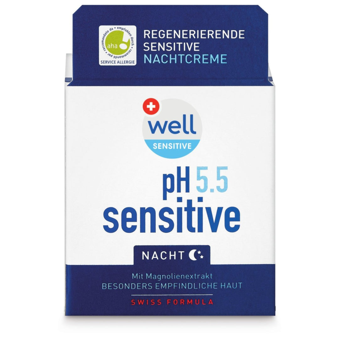 Well pH 5.5 Sensitive Night Cream 50 ml