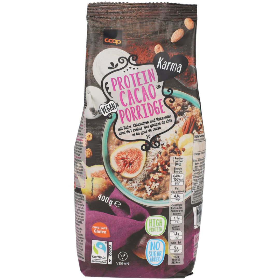 Karma protein porridge au cacao 400 g