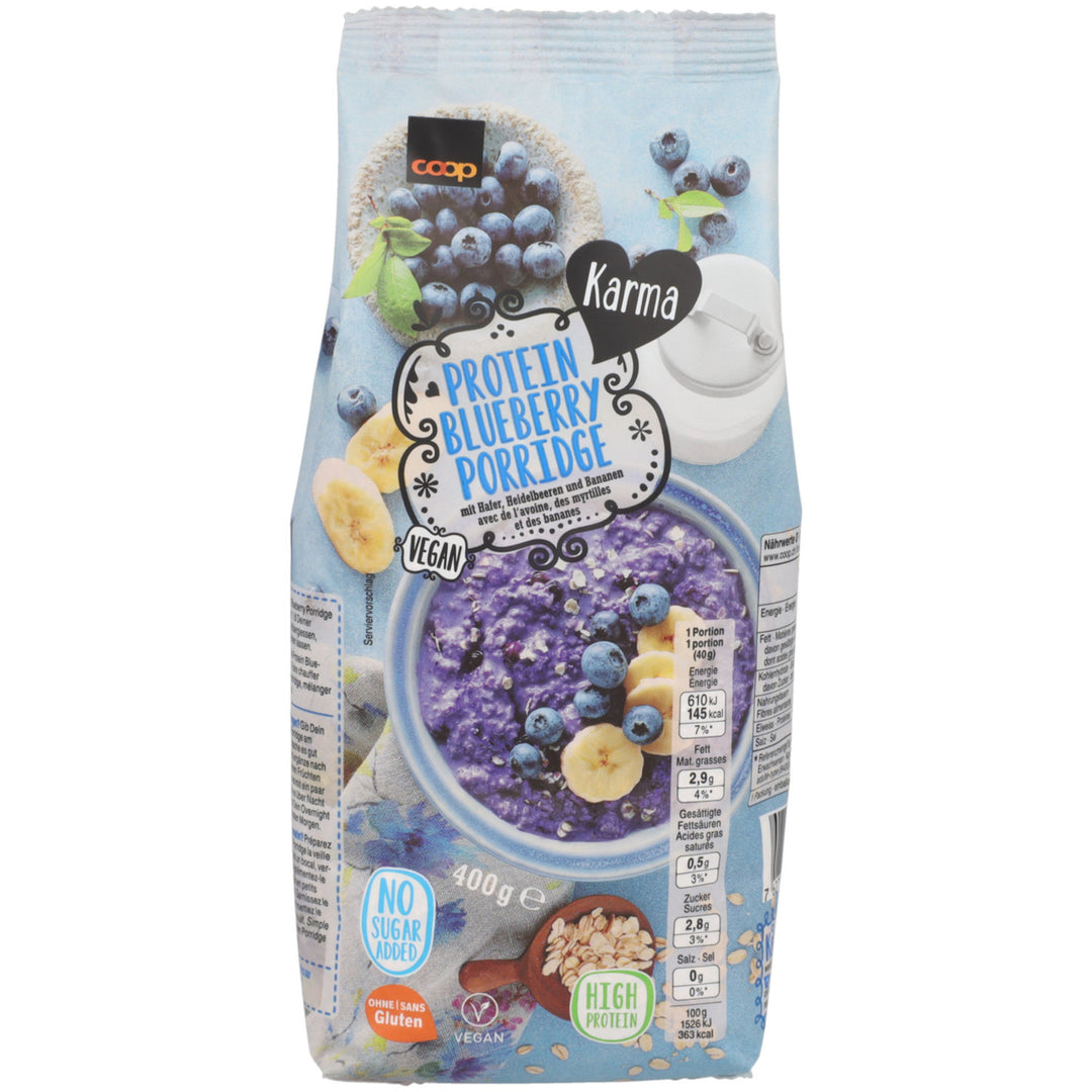 Karma protein porridge myrtilles 400 g