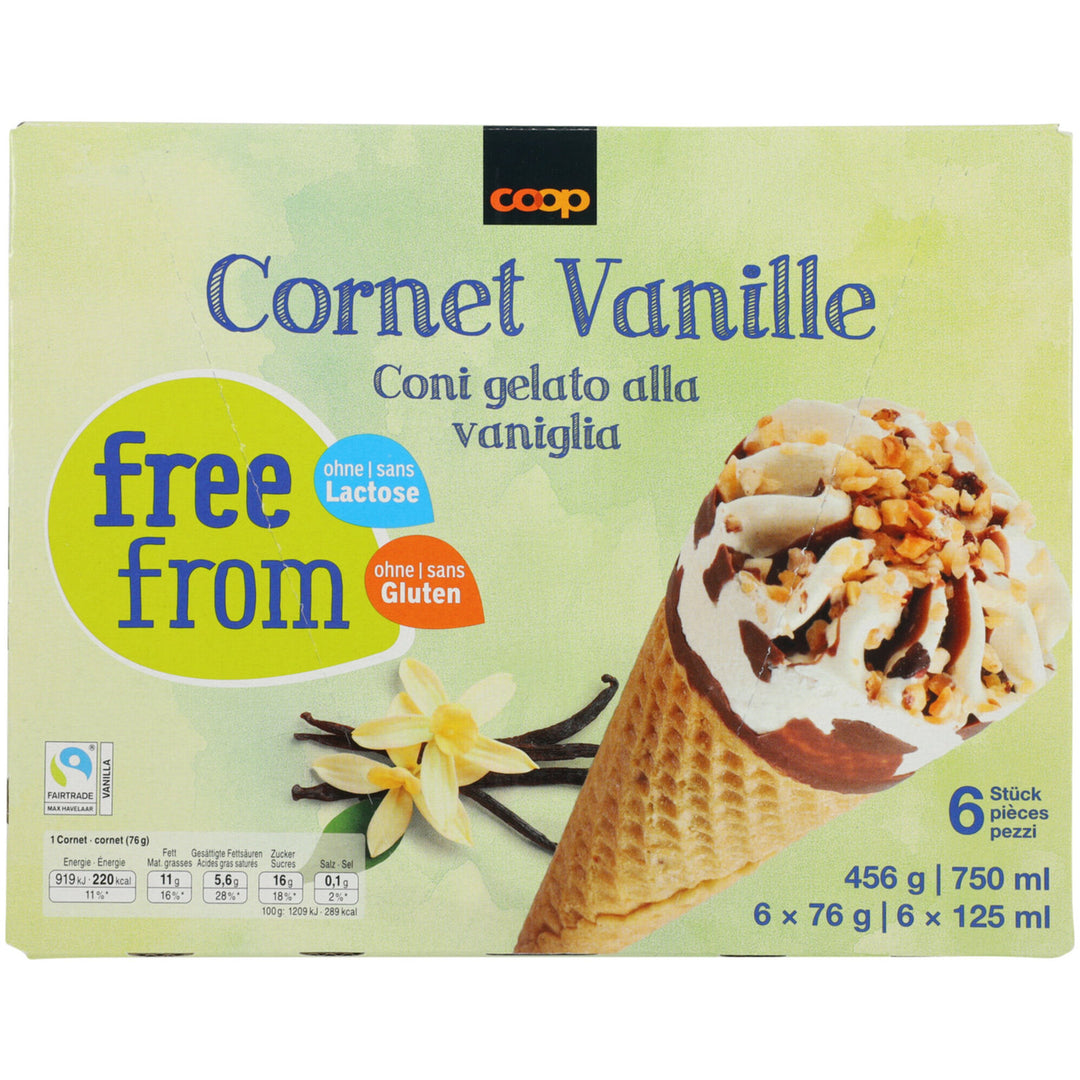 Free From cornet vanille 125 ml / 6x 125 ml
