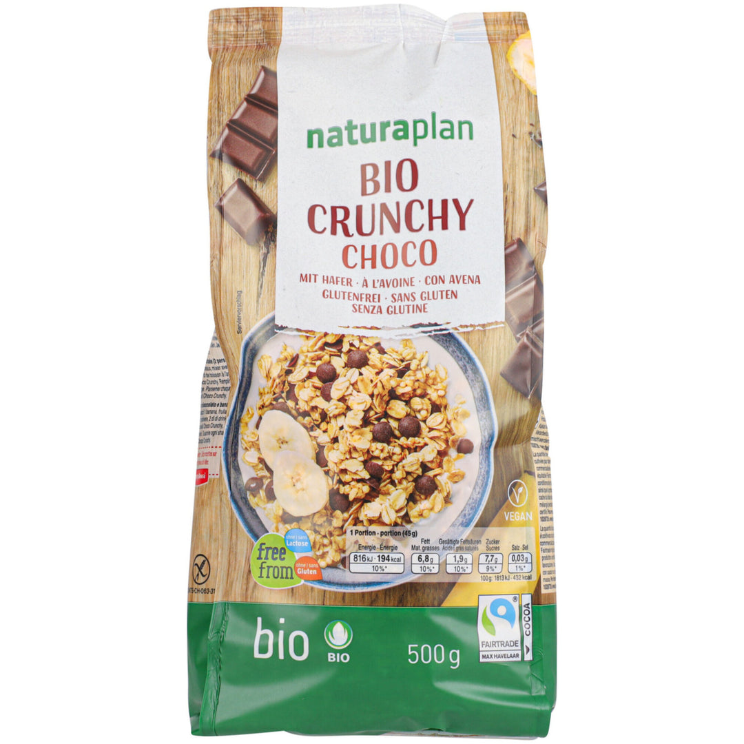 Naturaplan bio crunchy choco 500 g