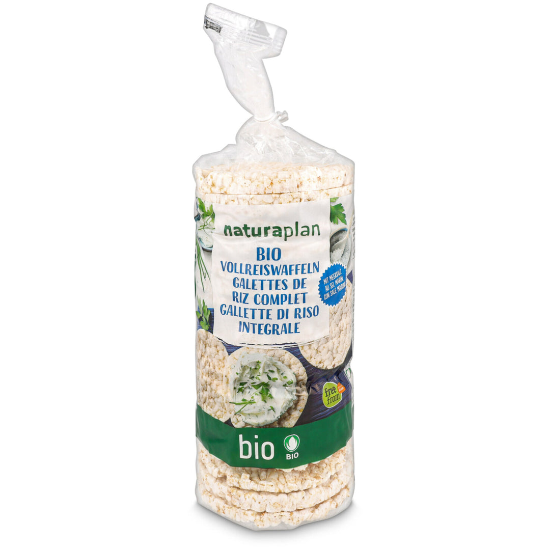Naturaplan bio gallette di riso integrale con sale marino 120 g