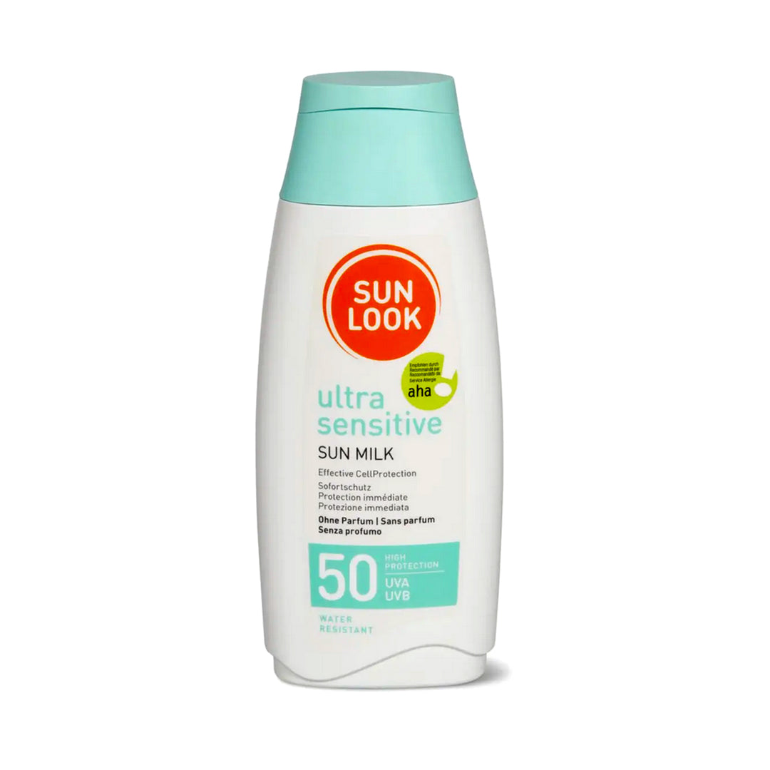 aha! Sun Look Ultra Sensitive Sun Milk SPF 50 200 ml