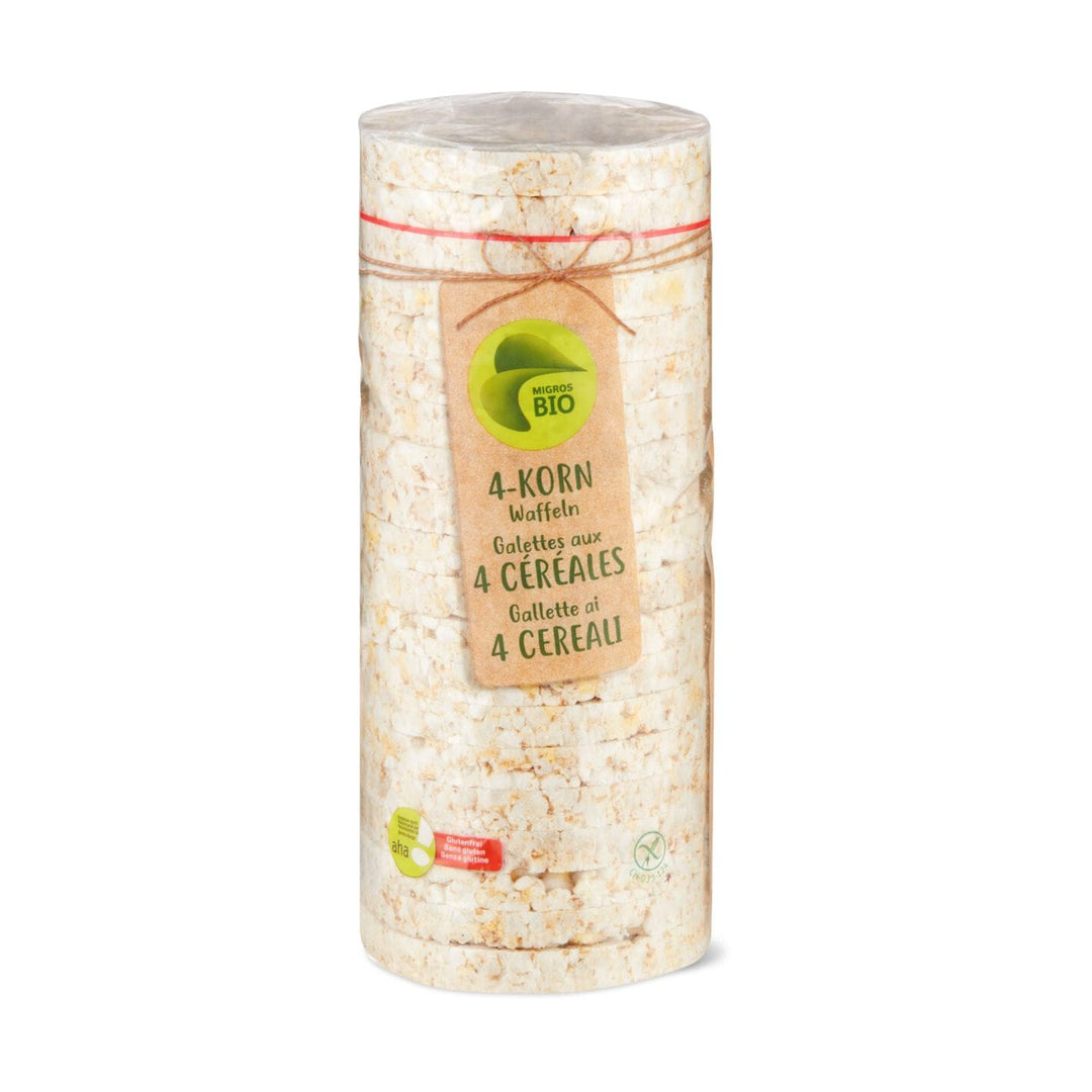 aha! Organic 4-Grain Cereal Wafers 130 g