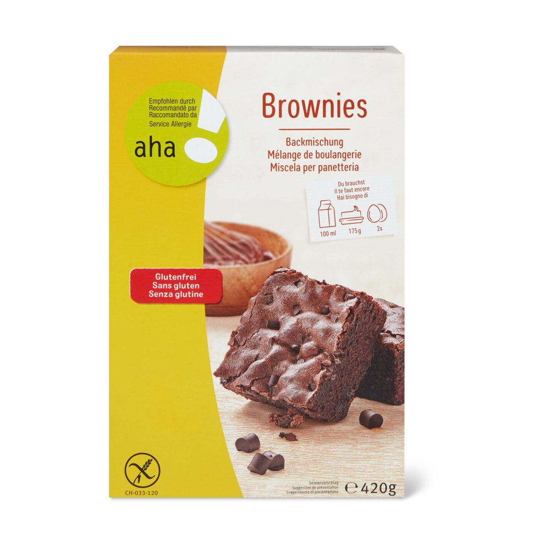 aha! mélange de boulangerie pour brownies 420 g