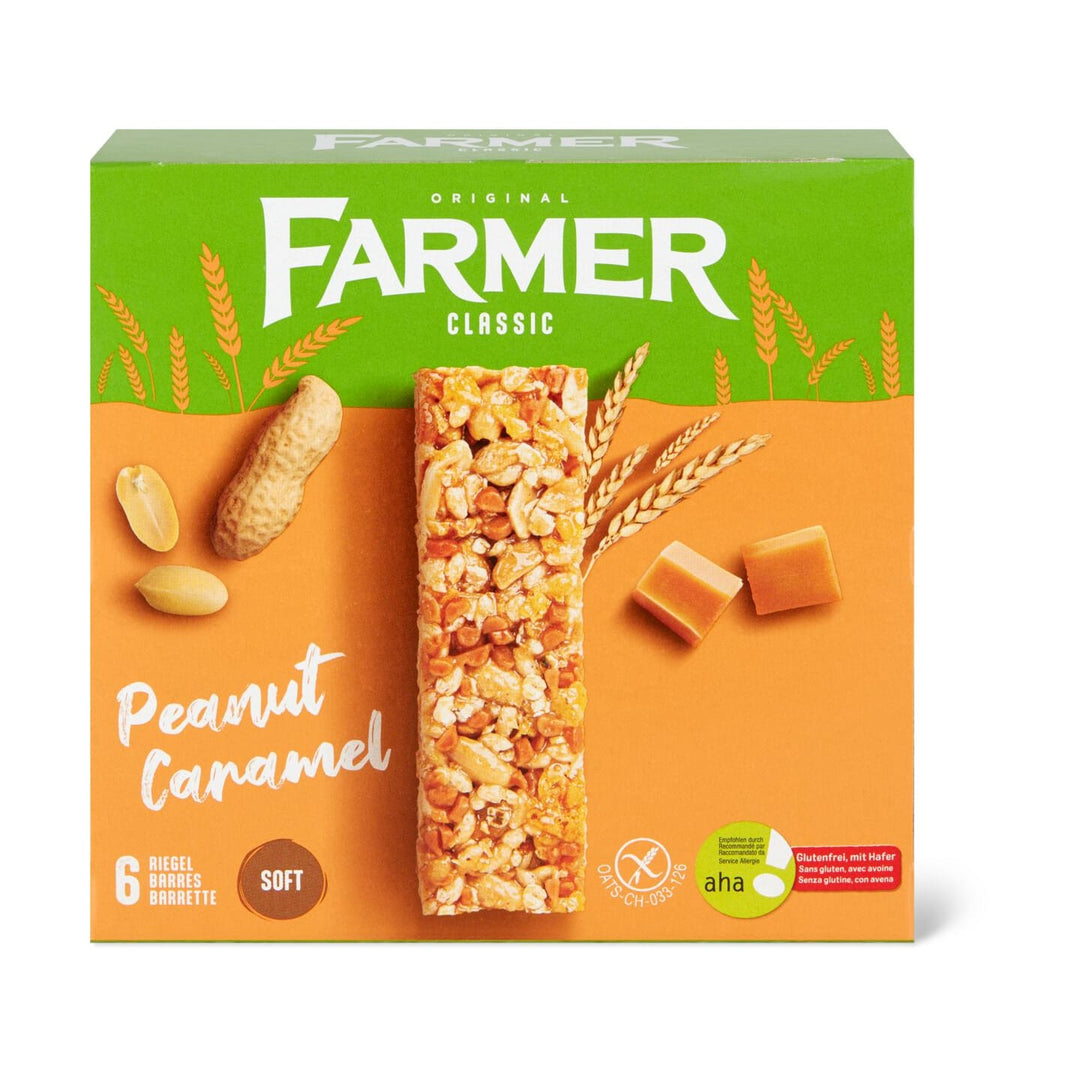 aha! Farmer Peanut Caramel 25 g / 6x 25 g
