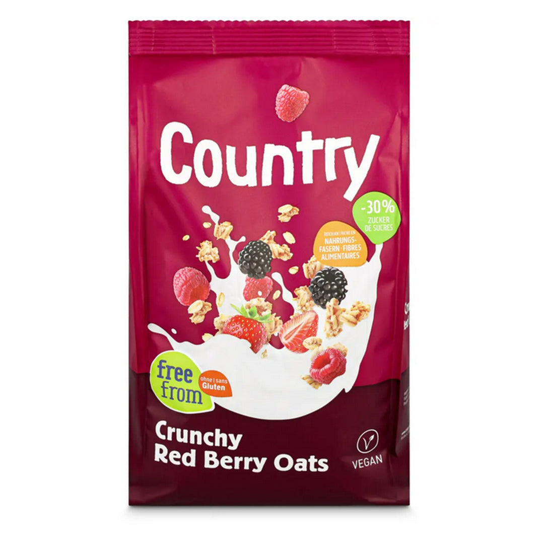 Free From country muesli croquant avoine des baies rouges 500 g