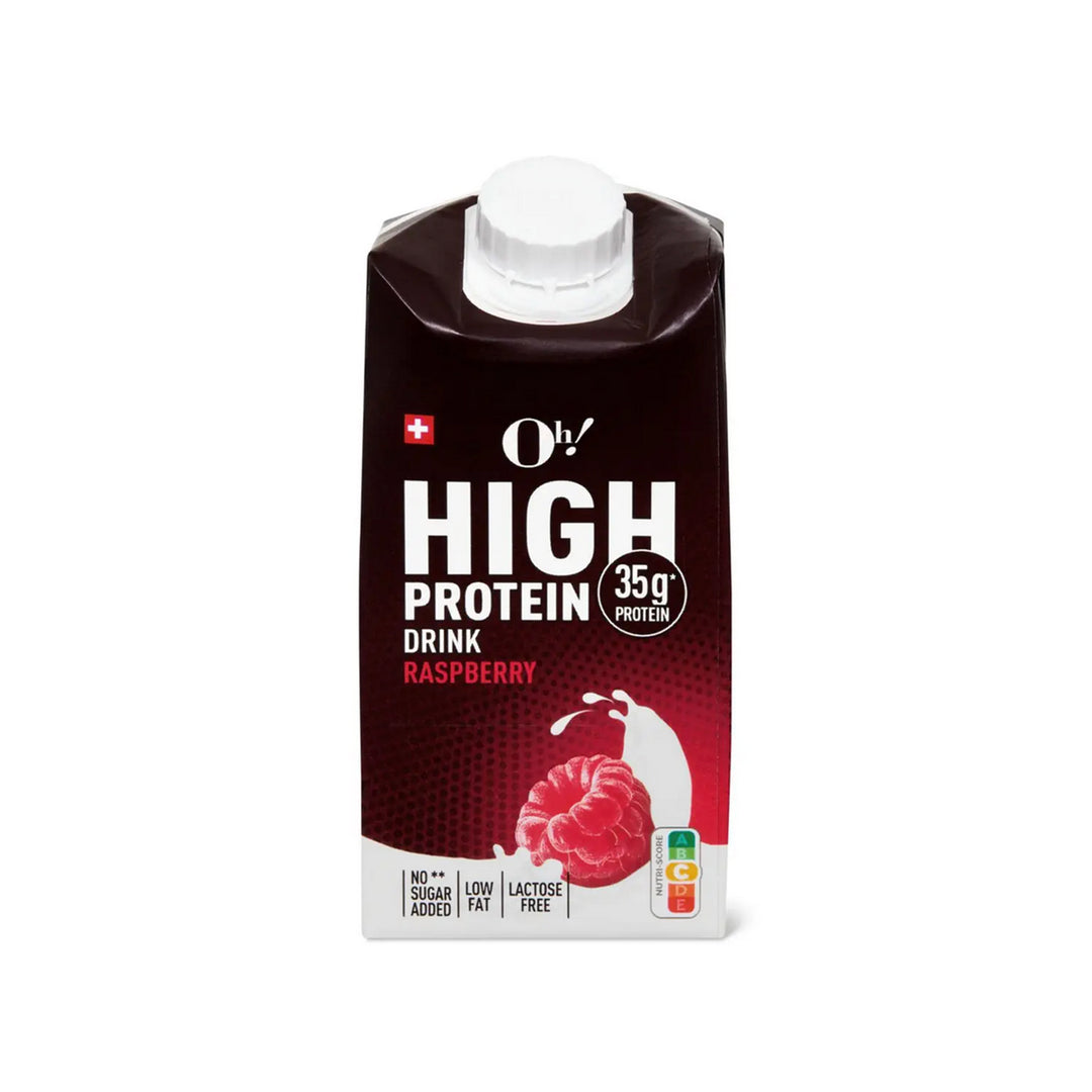 Oh! high protein drink framboise 500 ml