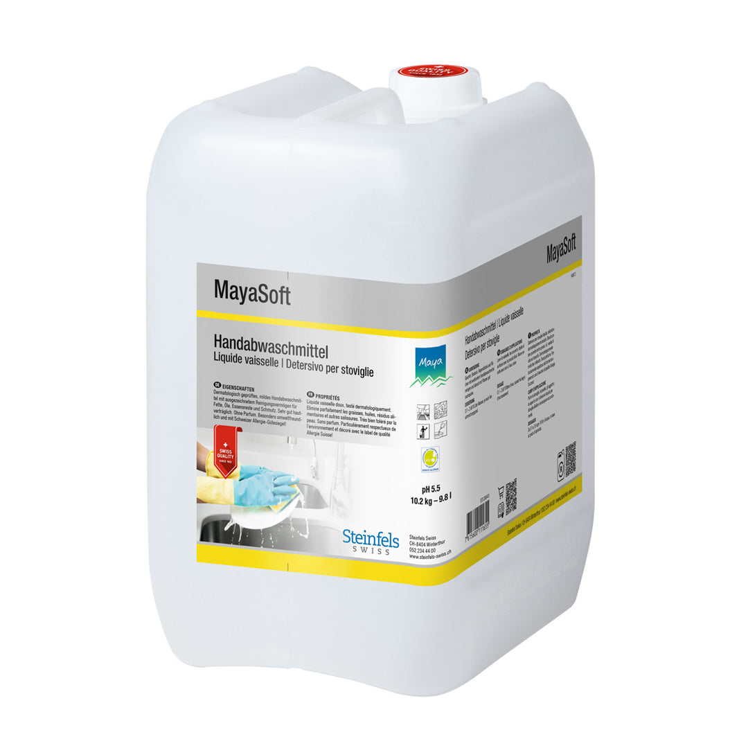MayaSoft détergent pour vaisselle à la main 9.8 l