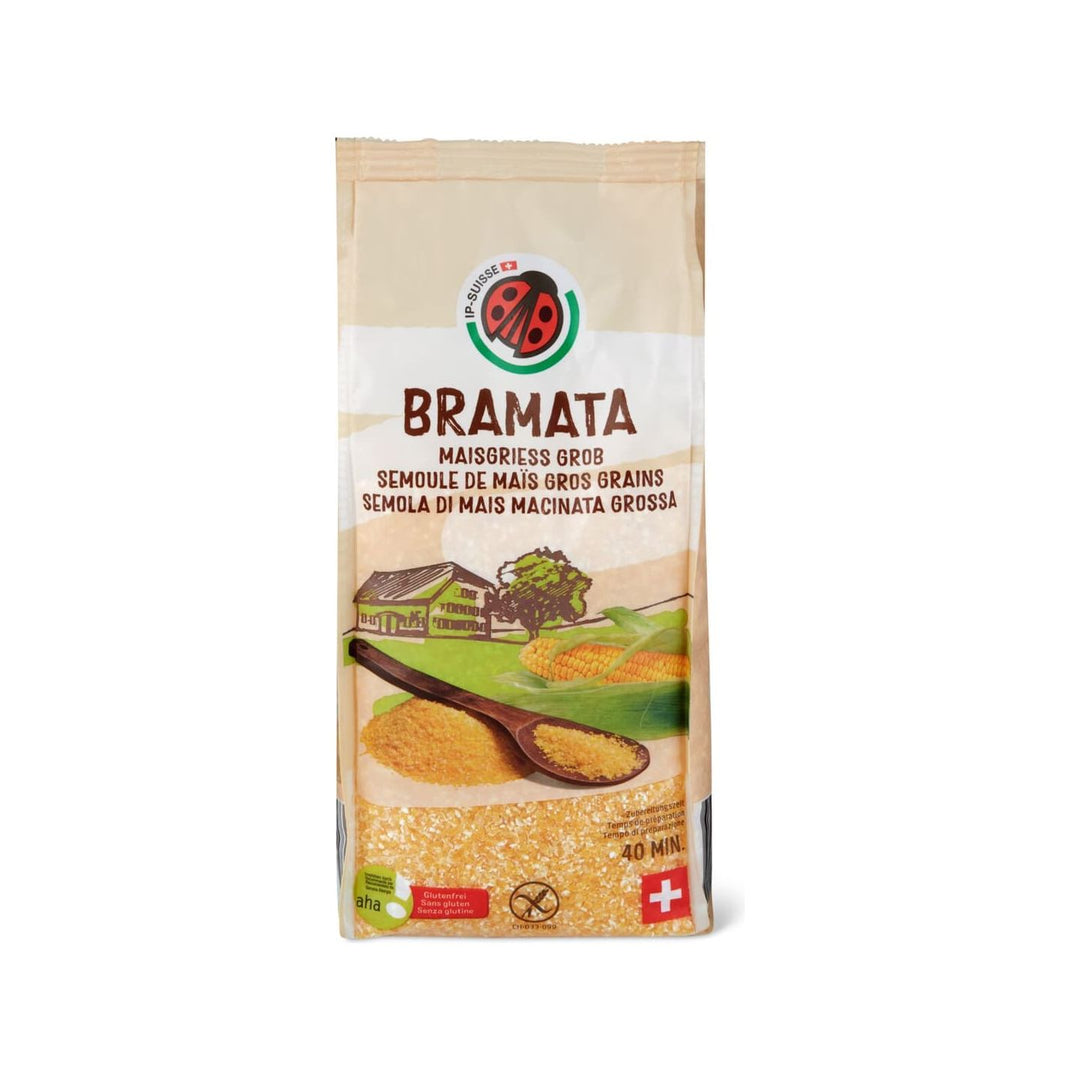 aha! IP-Suisse semoule de maïs gros grains bramata 500 g
