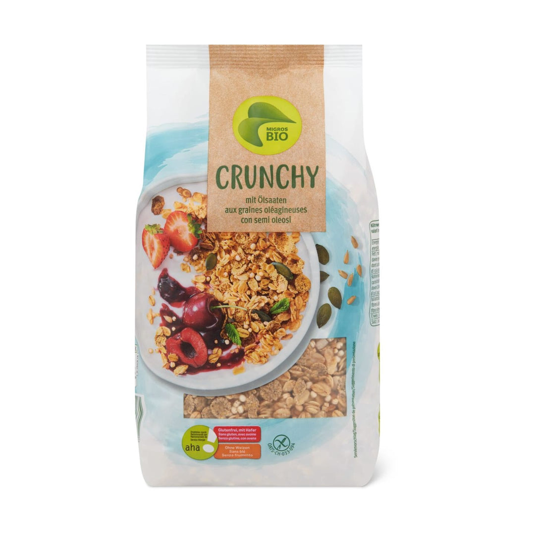 aha! bio muesli croquant graines 500 g