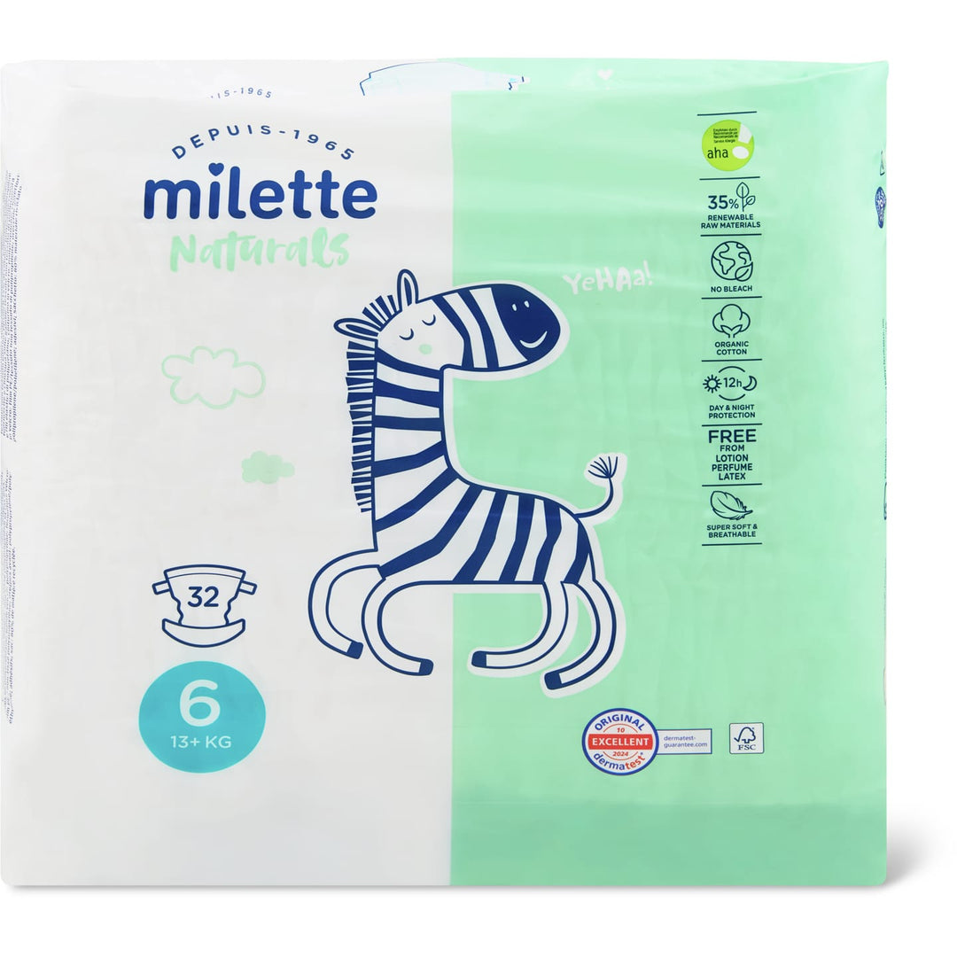aha! Milette Naturals XL 6 32 Stk.