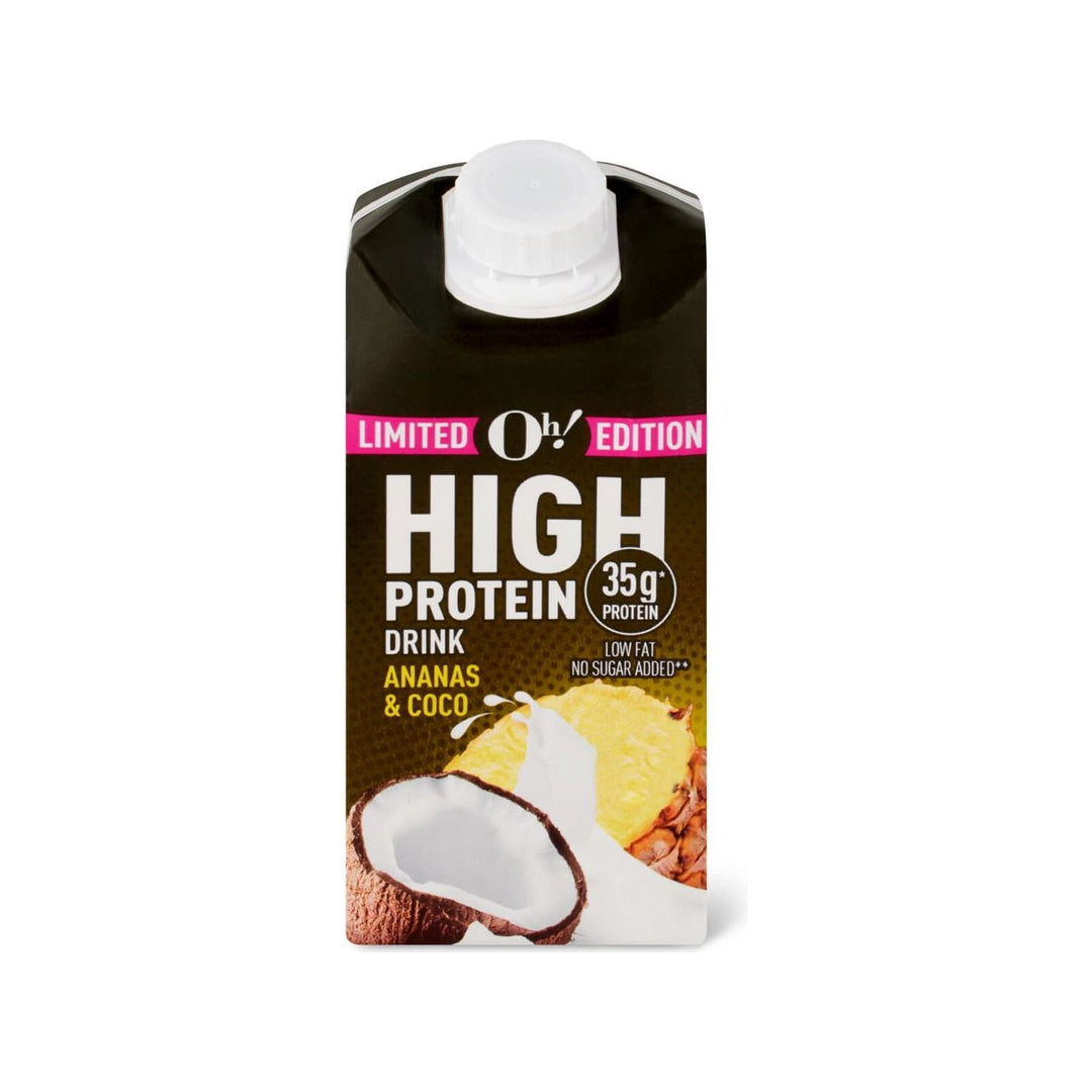 Oh! high protein boisson ananas e coco 500 ml