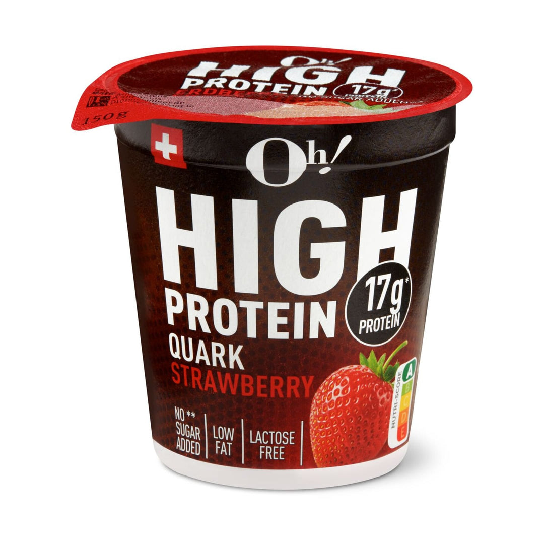 Oh! high protein quark fraise 150 g