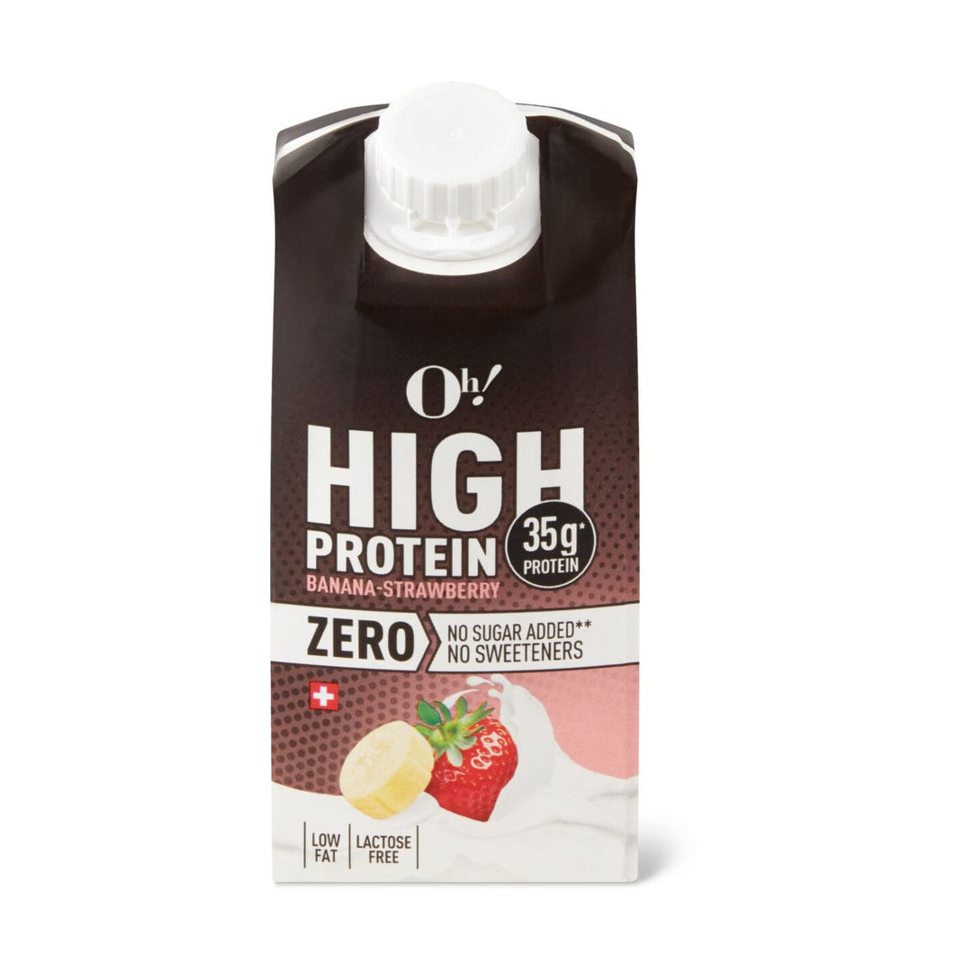 Oh! High Protein Drink Zero Banana-Strawberry 500 ml