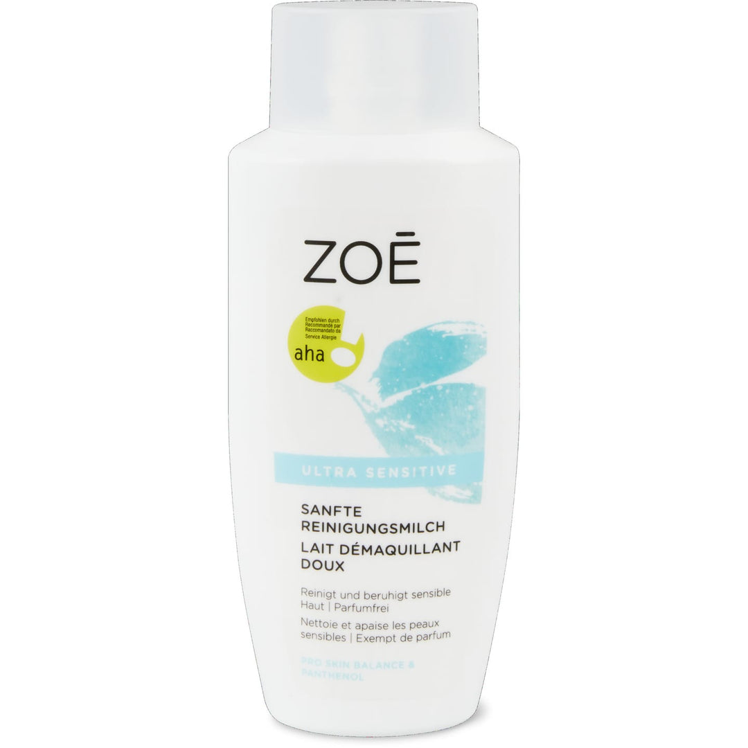 aha! Zoé ultra sensitive lait démaquillant 200 ml