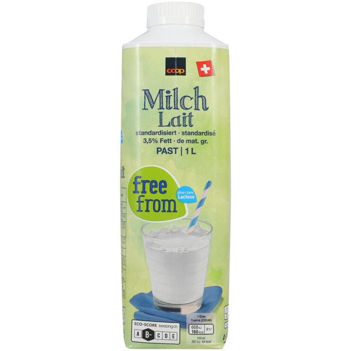 Free From Whole Milk 3.5% Pasteurised 1 l