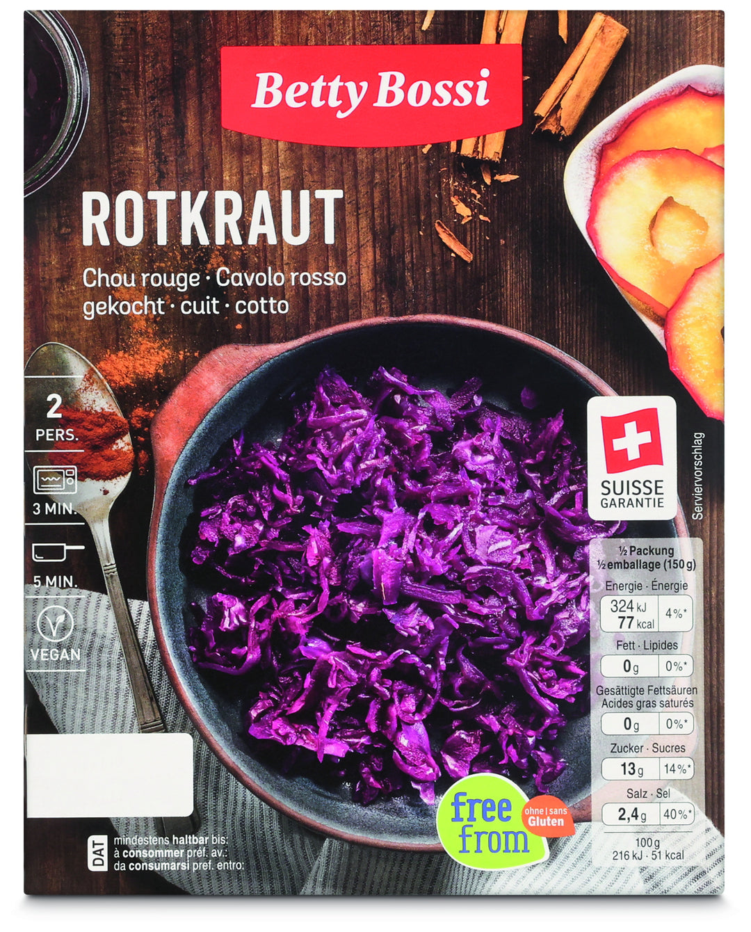 Betty Bossi Red Cabbage 300 g
