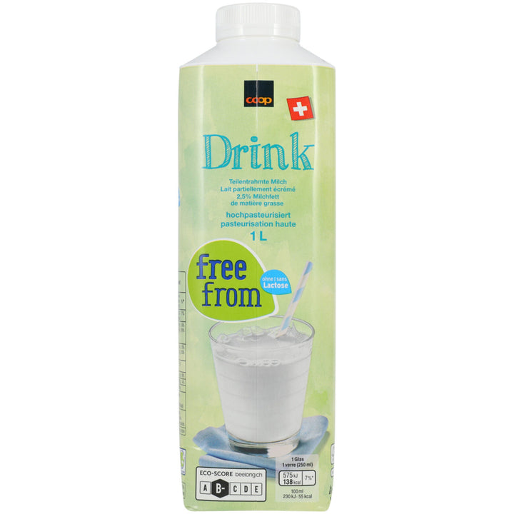 Free From Semi-Skimmed Milk High Past. 1 l