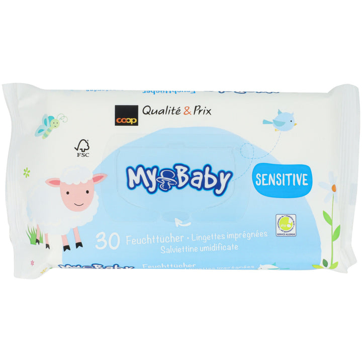 My Baby salviette umidificate sensitive 30 pezzi