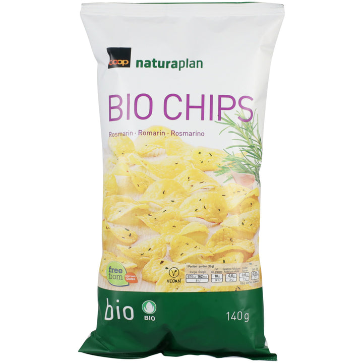 Naturaplan bio chips au romarin 140 g