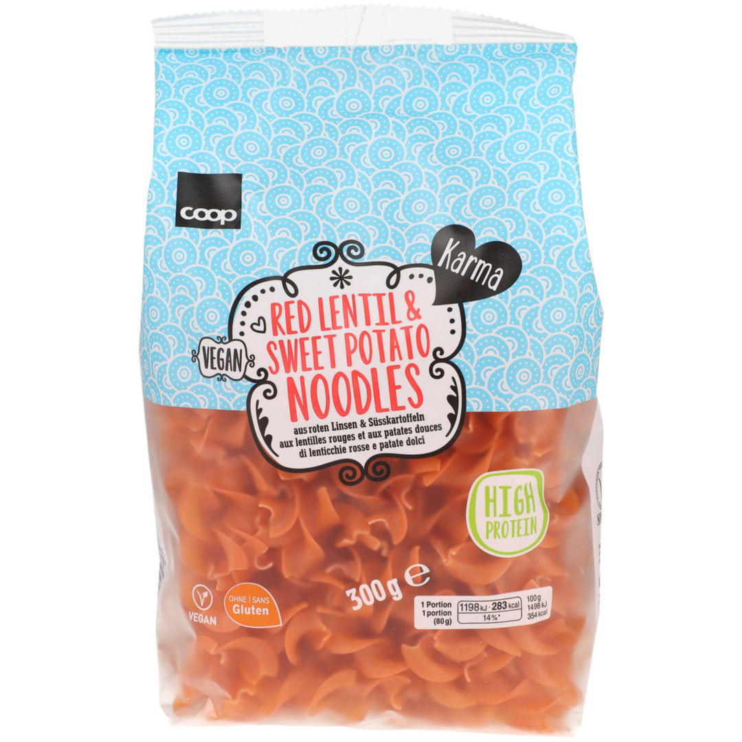 Karma nouilles aux lentilles rouges et à la patate douce 300 g