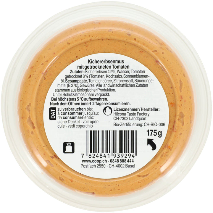 Naturaplan houmous tomate 175 g