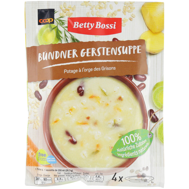 Betty Bossi soupe à l'orge des grisons 100% naturel 150 g