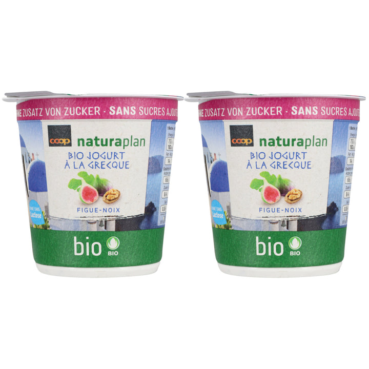 Naturaplan bio yaourt à la Grecque figue-noix sans sucre 150 g