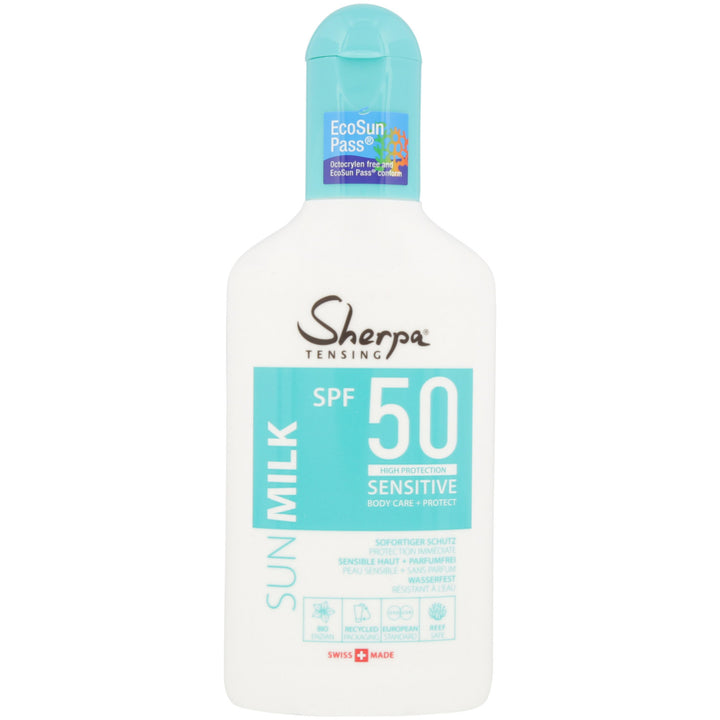 Sherpa Tensing sun milk SPF 50 sensitive 175 ml