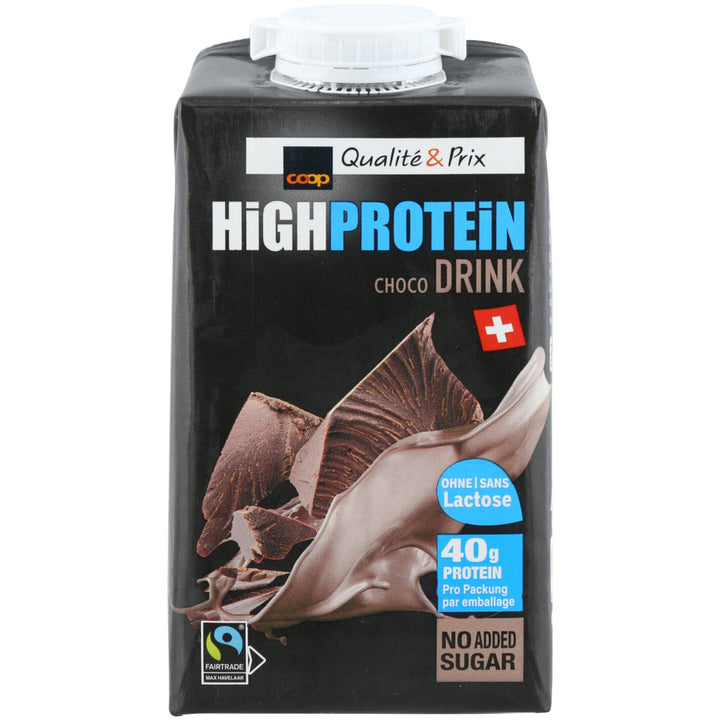 Qualité & Prix high protein drink choco 500 ml