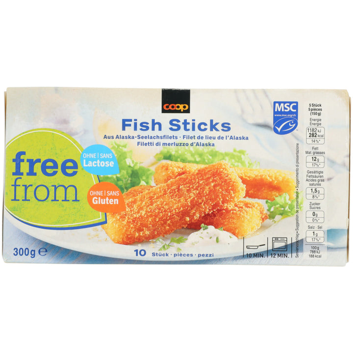 Free From bâtonnets de poisson MSC 300 g