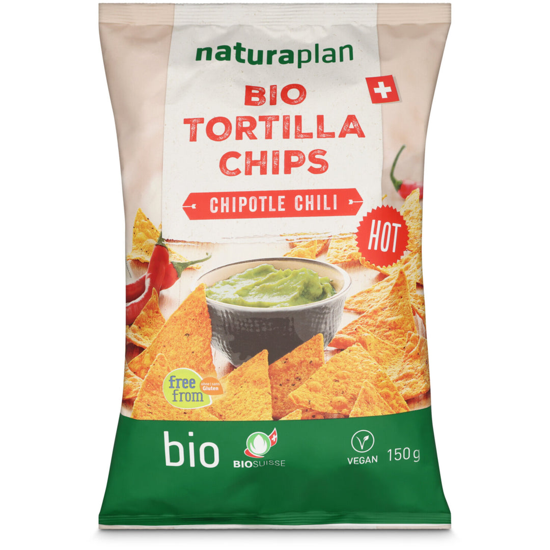 Naturaplan Bio Tortilla Chips peperoncino chipotle 150 g