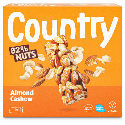 Country Nuts Almond Cashew 6x 30 g