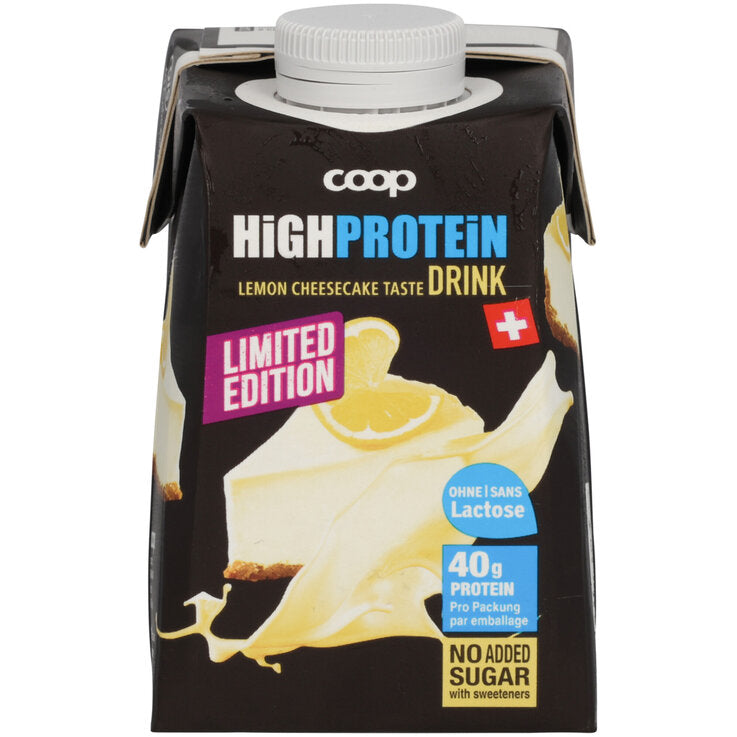 High protein drink cheesecake au citron 500 ml 