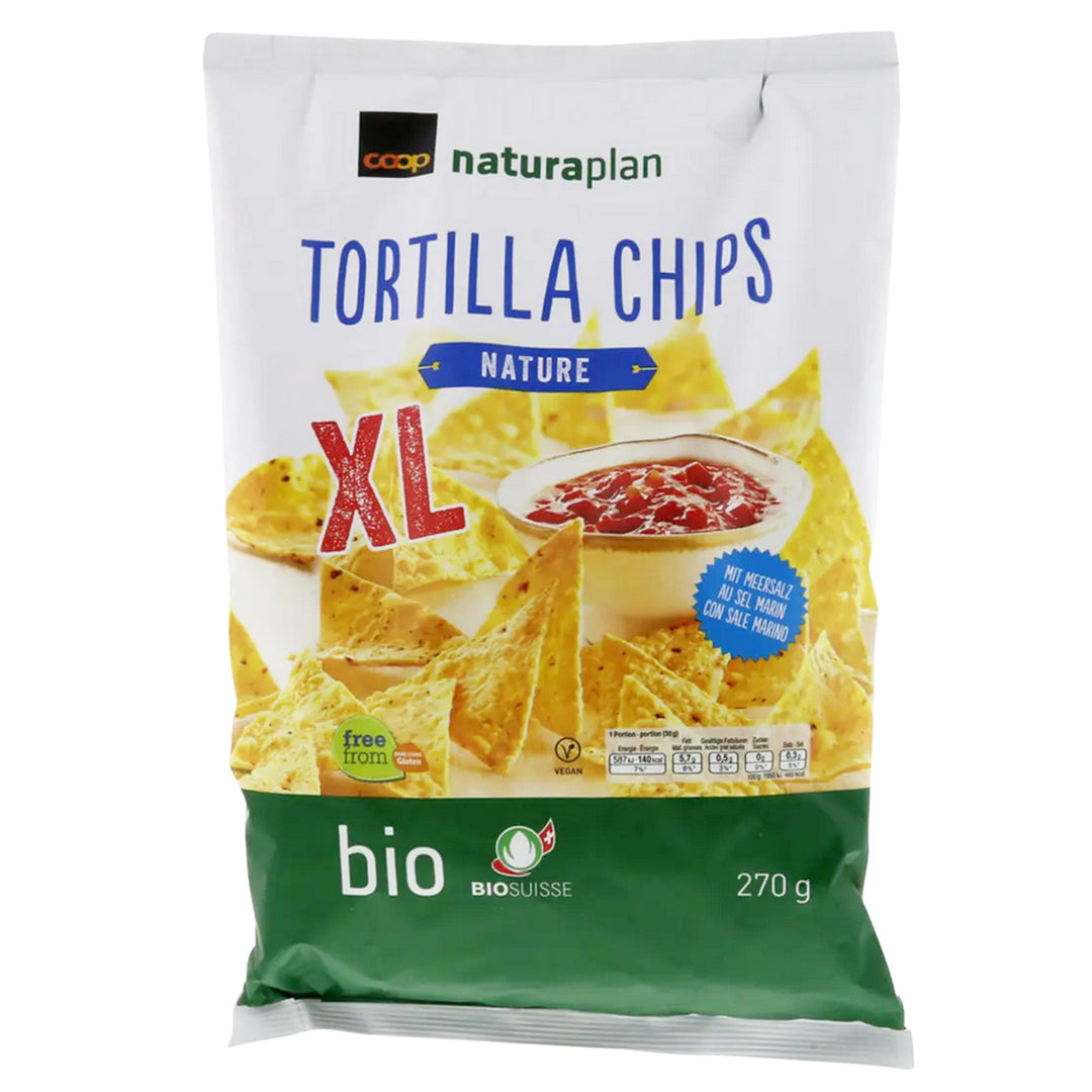 Naturaplan Organic Plain Tortilla Chips XL 270 g