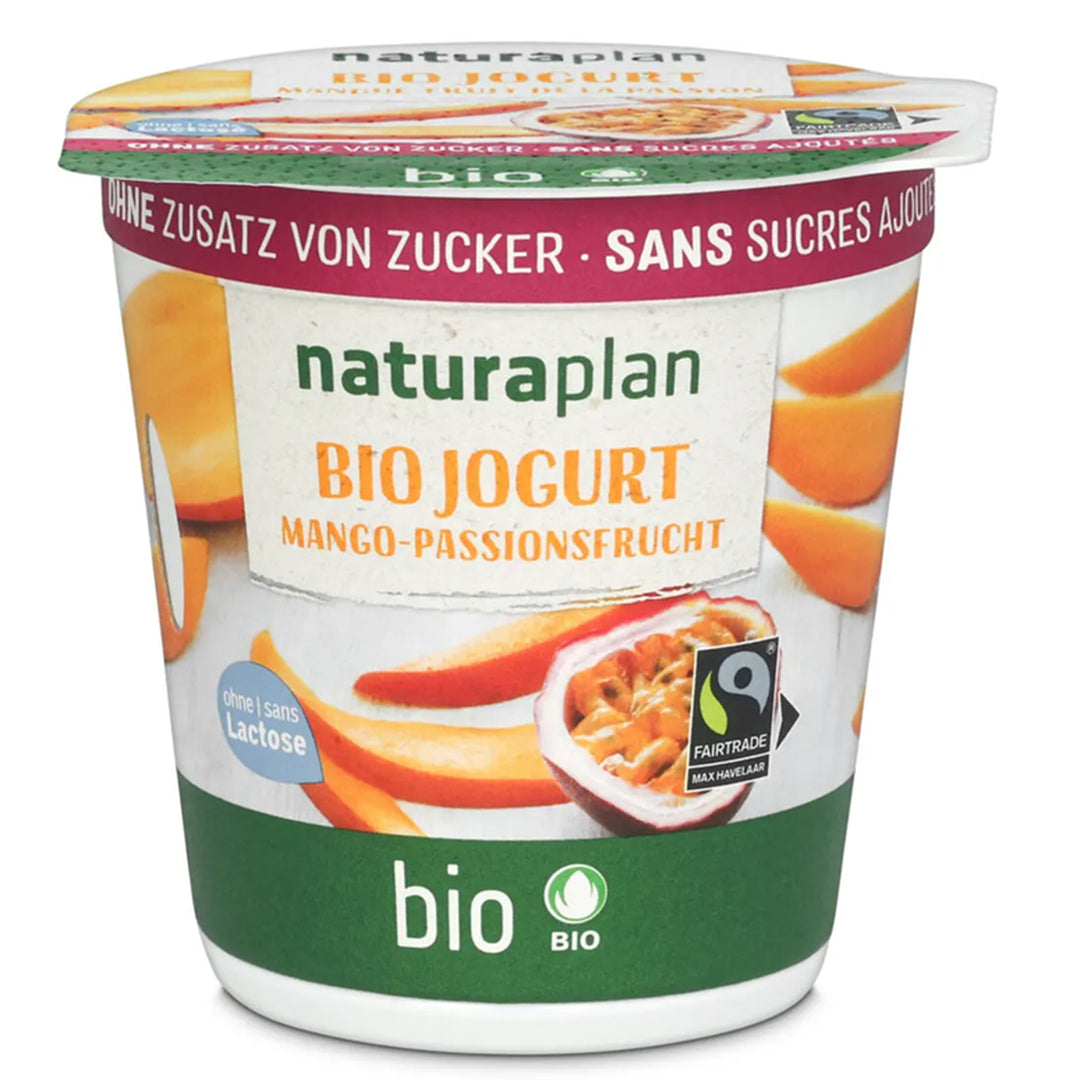 Naturaplan Bio Joghurt Mango-Passionsfrucht ohne Zucker 150 g