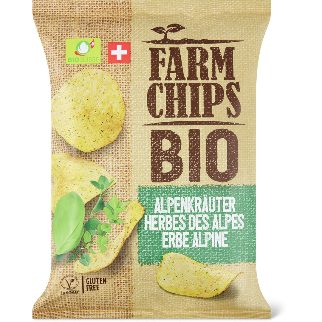 Farm Chips Bio Alpenkräuter 140 g