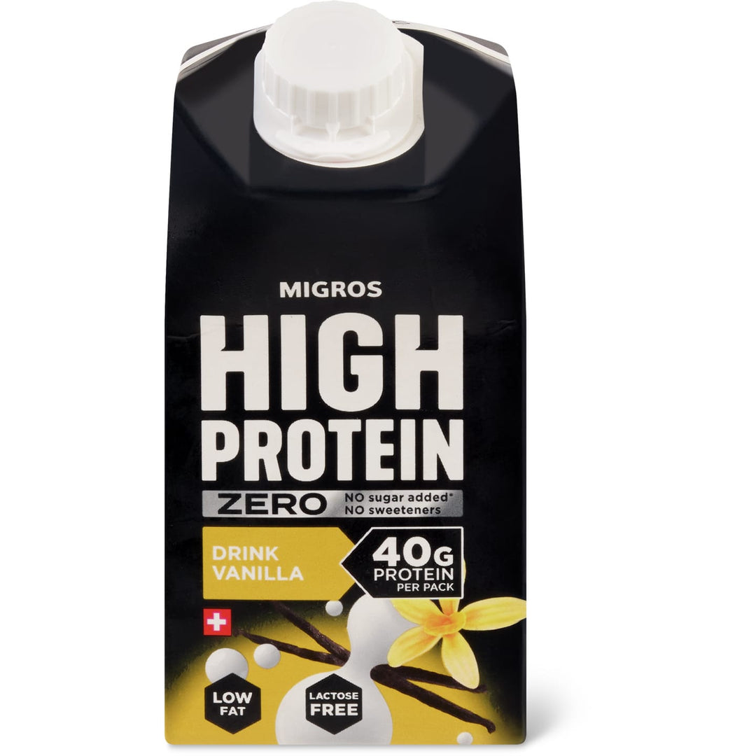 Migros High Protein Drink Zero Vanille 500 ml