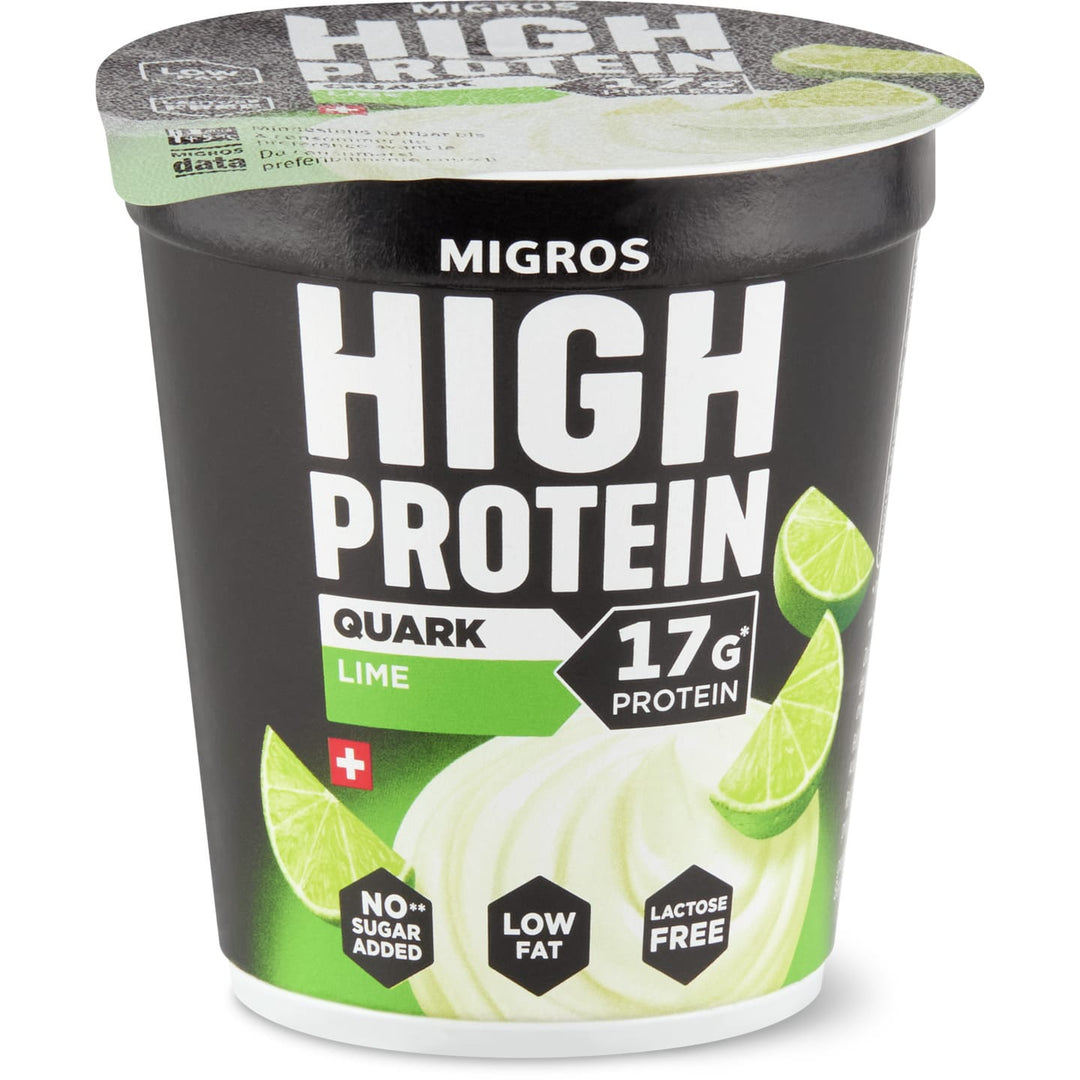 sonnensegel migros Migros High Protein Quark Lime 150 g